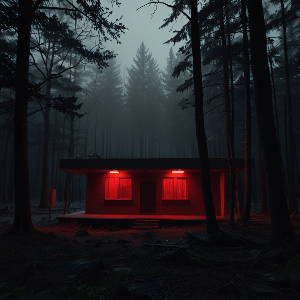 Leonardo_Lightning_XL_no_Mans_land_dry_forest_with_brutalism_h_3 (1) AI Generated